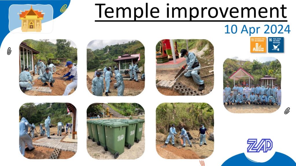 Tempple Improvement 10 Apr 2024